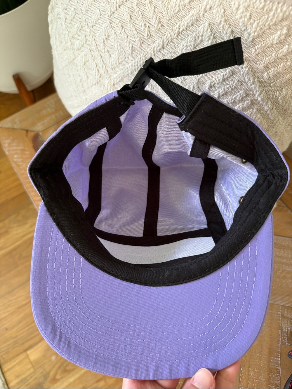 🌿 Notice the Reckless Lilac Five-Panel Cap - Picture 2 of 2